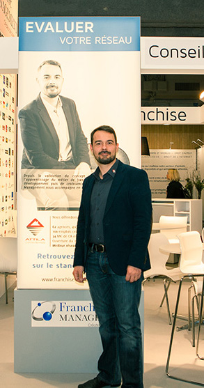 franchiseur franchise expo stand benoit lahaye attila systeme franchise management franchiseur Attila Systeme frachise expo paris stand franchise management